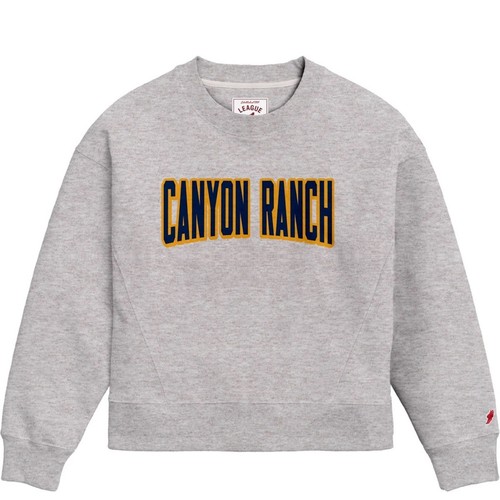 Legacy Canyon Ranch 1636 Women's Boxy Crew Ash Size S