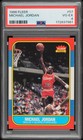 1986 FLEER #57 MICHAEL JORDAN PSA 4