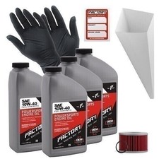 Factory Racing Parts 10W40 4Qt Oil Change Kit For Honda SXS700 Pioneer 2014-2023 41.99 per gallon