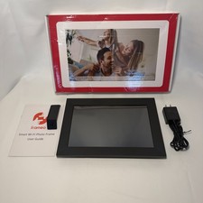 Frameo 10.1" Smart Wi-Fi Photo Frame Pictures HD IPS Touchscreen New Open Box
