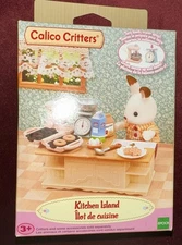 Calico Critters Kitchen Island unopened box Vintage Baking