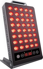 BestQool Red Light Therapy Panel, 660nm 850nm Red and NIR for Face, 50W