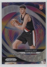 2024-25 Panini Prizm Instant Impact Silver Prizm Donovan Clingan #15 0dv1