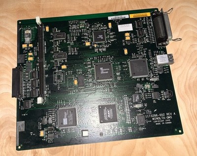 Magicolor 2200 Minolta-QMS 1173286-002 REV A Main Printer Controller Board As-Is