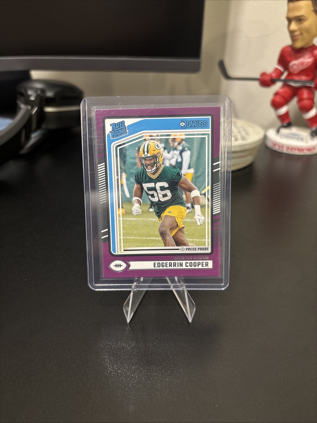 2024 Panini Donruss - Rated Rookie Edgerrin Cooper #325 Purple Press Proof (RC)
