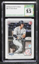 2020 Bowman Draft 1st Edition Trevor Hauver #BD-113 CSG 9.5 Gem Mint 0a6