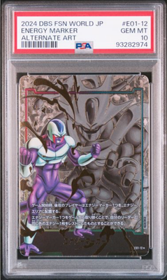 PSA 10 Dragon Ball Super Fusion World Gold Energy Marker Alt Art