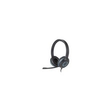 Cyber Acoustics AC-5008 HS STEREO USB EDU ROTATE MIC IN-LINE VOL MUTE CONT. BRAI