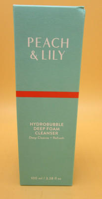 Peach & Lily Hydrobubble Deep Foam Cleanser 3.38 fl oz Full Size  Korea