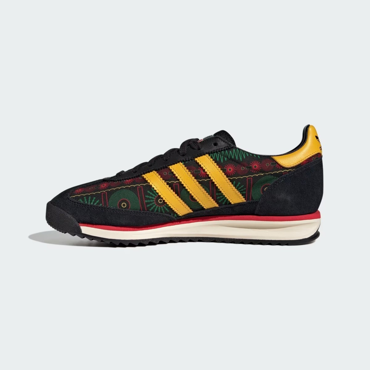 jebas adidas Originals SL 72 RS JFF X BOB MARLEY KJ4476 Green Yellow Men