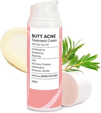 Butt Acne Cream for Women, Clearing Treatment with Tea Tree Oil