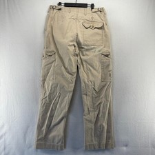 Vintage Ralph Lauren Cargo Pants Men's 34x34 beige Tactical Military canvas y2k