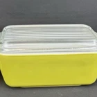 Vintage Pyrex Refrigerator Dish 502 Verde Green Reusable Echo Friendly