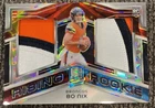 2024 Panini Spectra - Rising Rookie Materials Bo Nix Hyper Prizm /40 (MEM, RC)