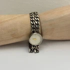 Vintage Timex Quartz Bracelet Watch Silver Tone Minimalist Ladies Wristwatch