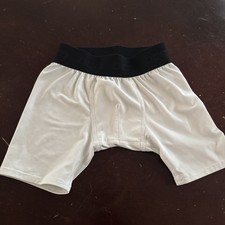BCG Nike Like Pro Training Shorts Youth Boys Small 8 Tight Dri FIT White
