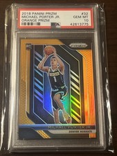 Michael Porter Jr 2018 Prizm Orange Rookie 13/49 PSA 10 #32