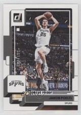 2022-23 Panini Donruss Purple Press Proof 107/199 Jakob Poeltl #172 bn5