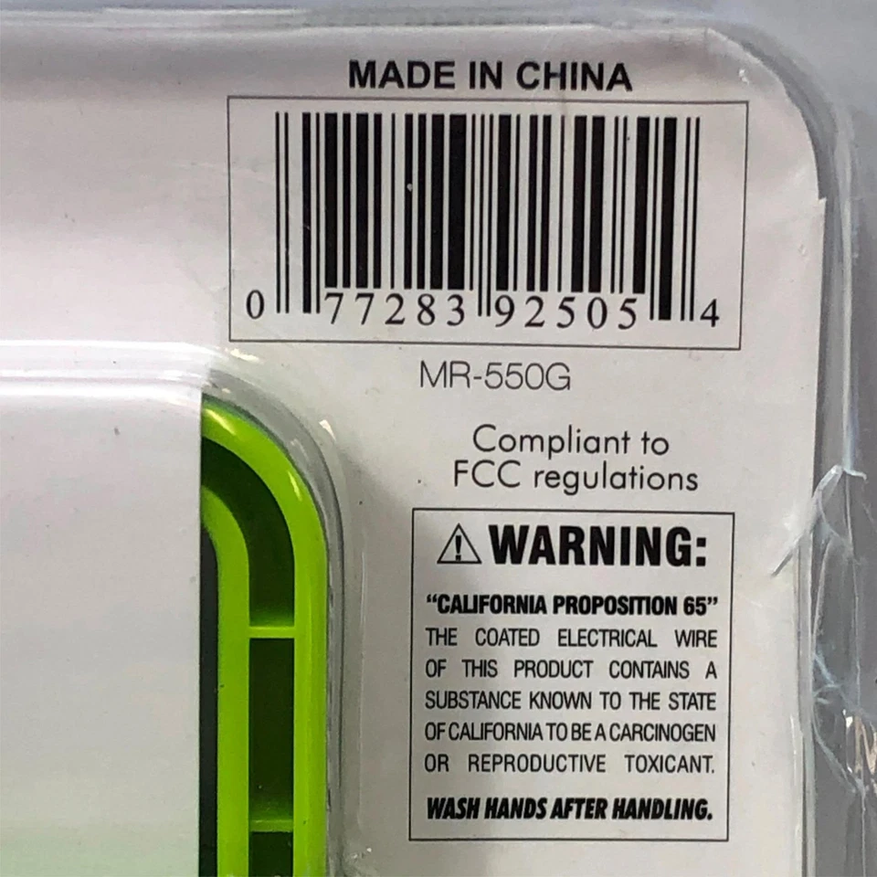 Jensen Portable AM FM Radio MR-550 Green - Image 4 of 4