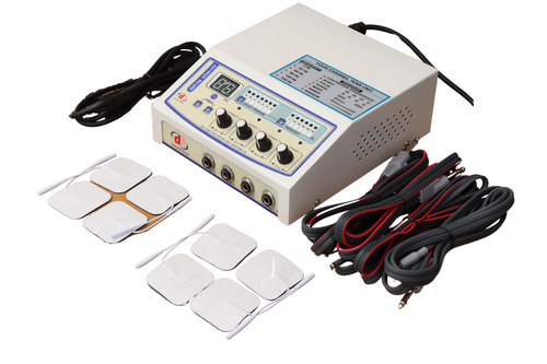 Brandneu Elektrotherapie Neu Physiotherapie 4 Kanal mit Klebepads - Bild 4 von 4