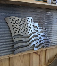 USA Made! Waving Flag Sign