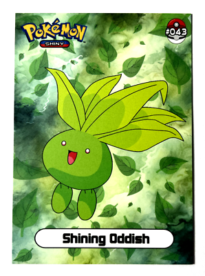 shiny oddish pokemon card 2024 SHINY POKEMON Card #043 ODDISH Kanto Peru Edition