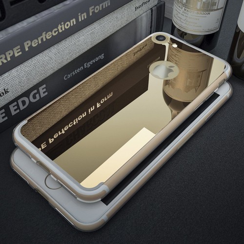 Funda protectora con espejo de silicona gel suave con espejo de silicona para iPhone 14 13 12 11 Pro Max Mini XR SE 8 - Imagen 13 de 17