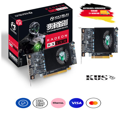 AMD Radeon RX 550 4GB GDDR5 ITX Computer GPU