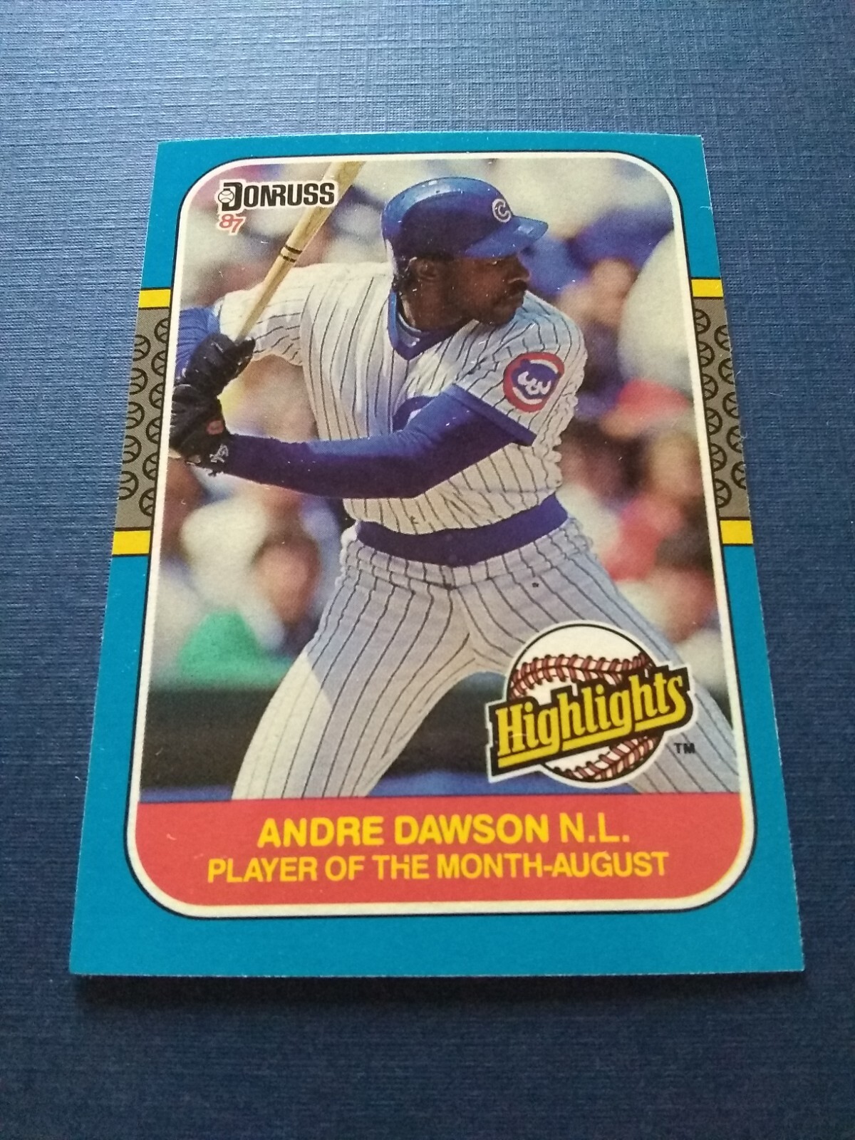 1987 Donruss Highlights Baseball Andre Dawson #31 HOF Factory Set Break NM-MT
