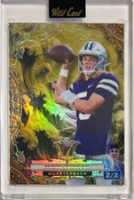 Avery Johnson 2024 Wild Card 7 Card Studs PRC 2/2 Heart Rainbow Wave #P7CSS-AJ