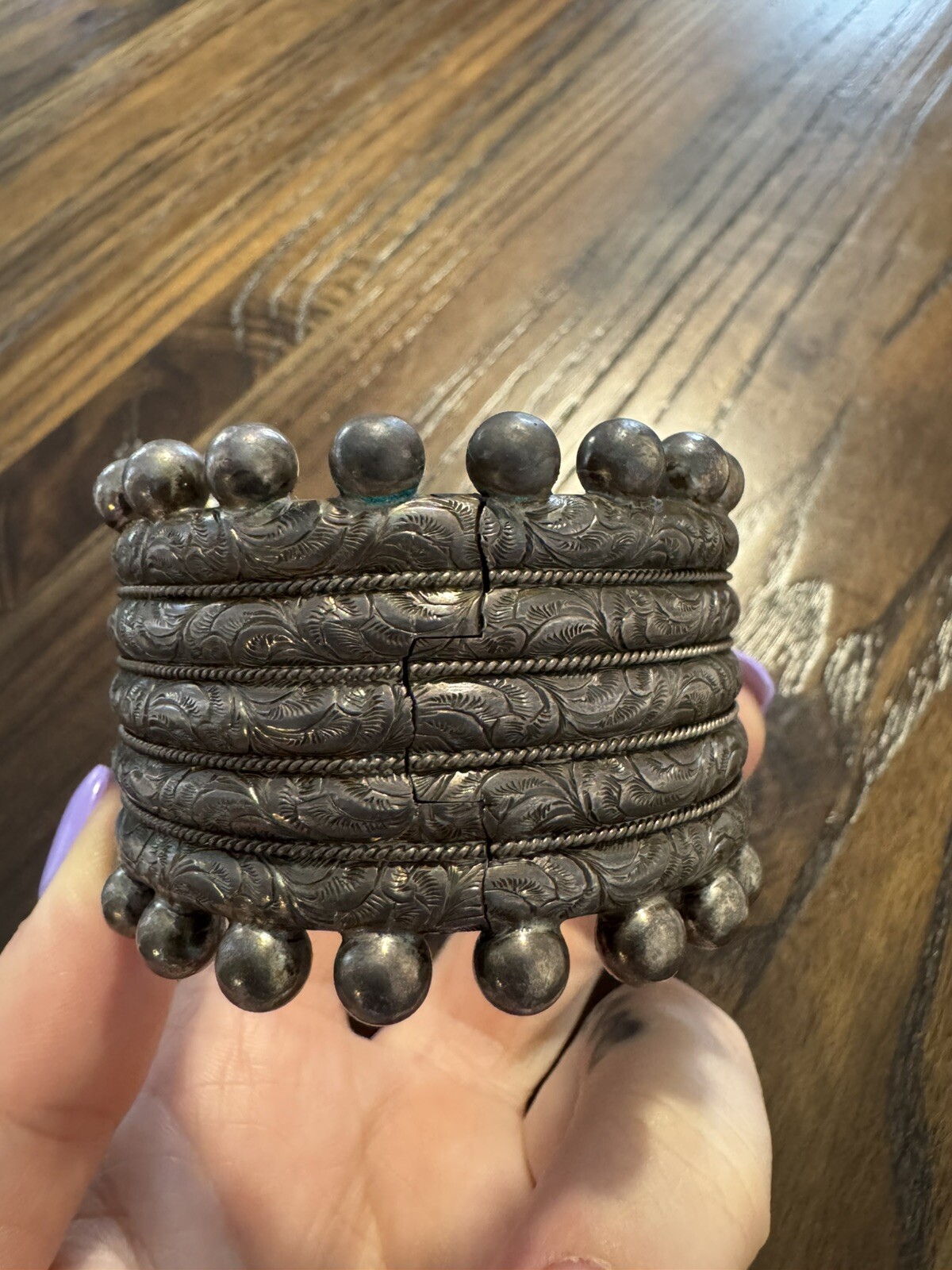 Victorian Real Silver Bracelet - image 3