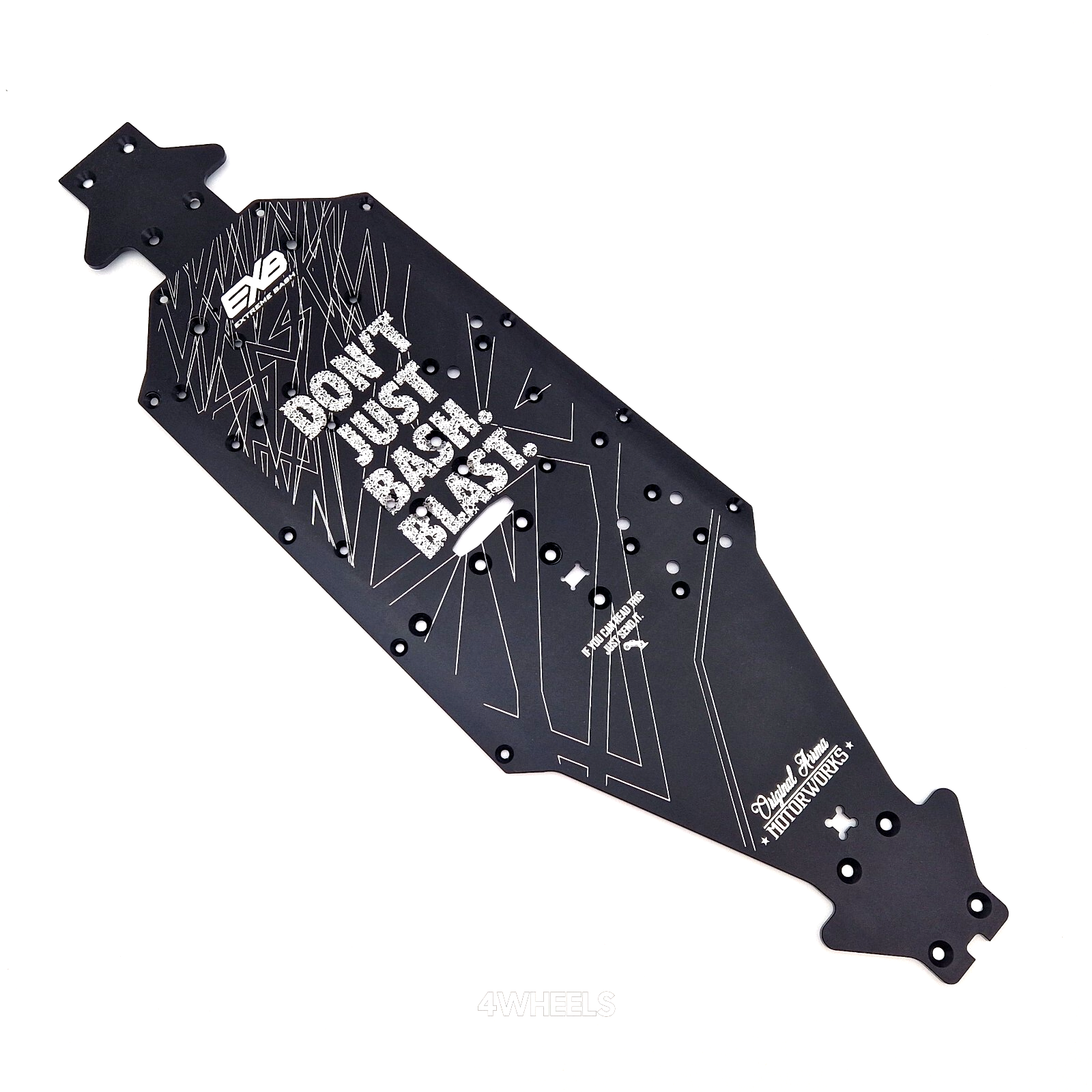 Arrma Kraton EXB / 6S V6 Aluminium Chassis CNC 7075 T6 LWB Black ARA320570