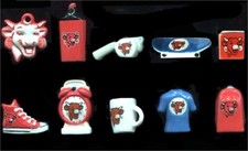 2016 OBJETS MODERNES DE LA VACHE QUI RIT FEVE PORCELAINE 3D au choix