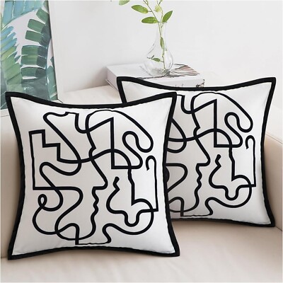 18x18, Pcs Decorative Pillow Covers, Neutral Cushion Pillow