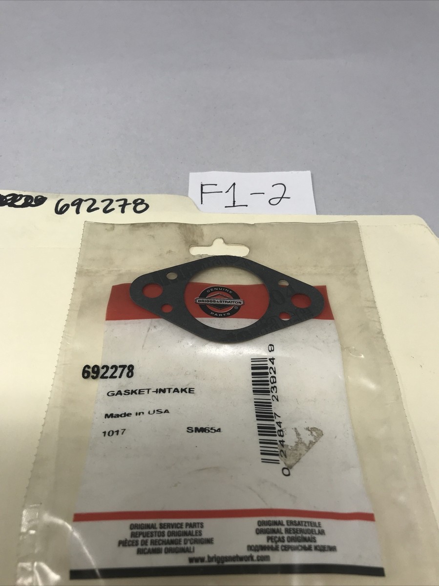 Briggs & Stratton “NOS” Intake Gasket OEM 692278 (f1-2) | eBay