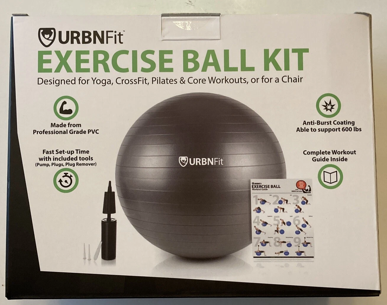 URBNFit Exercise Ball - Thumbnail 3