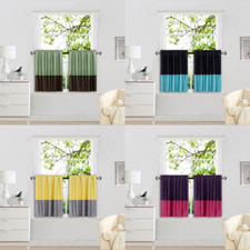 1SET 2 COLORS HOME WINDOW CURTAIN FAUX SILK MIX FASHION PANEL ROD POCKET ANY