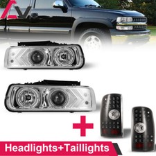 For 2000-2006 Chevy Tahoesuburban 1500 Headlights Chrome Lampsrear Tail Lights For 2000-2006 Chevy Tahoesuburban 1500 Headlights Chrome Lampsrear Tail Lights