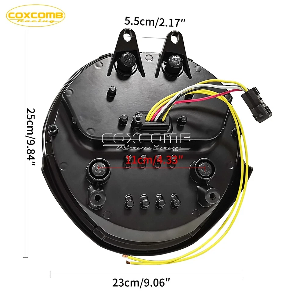 LED Headlight High Low Beam Lamp For Ducati Monster 1200R 1200S 821 2014-2017 - Image 2 of 4