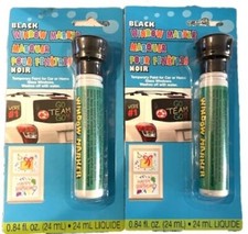 Black Window Marker, Washes off with Water, Car or Home Glass Windows 2 Packages