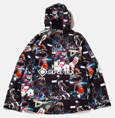 Nike Air Jordan Flight Heritage Gore-Tex Kapuzenjacke Schwarz XL - Bild 2 von 9