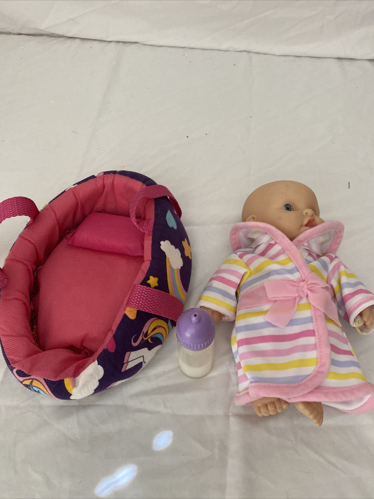 My Sweet Love Feed and Cuddle 8" Baby Doll With Bottle And T