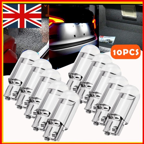 10Set T10 501 Led Car Side Light Bulbs Error-Free Canbus COB Xenon W5W Sidelight - Picture 3 of 12