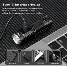 Super Bright Tactical Military LED Flashlight flash light 1200 Lumen Fixed-focus