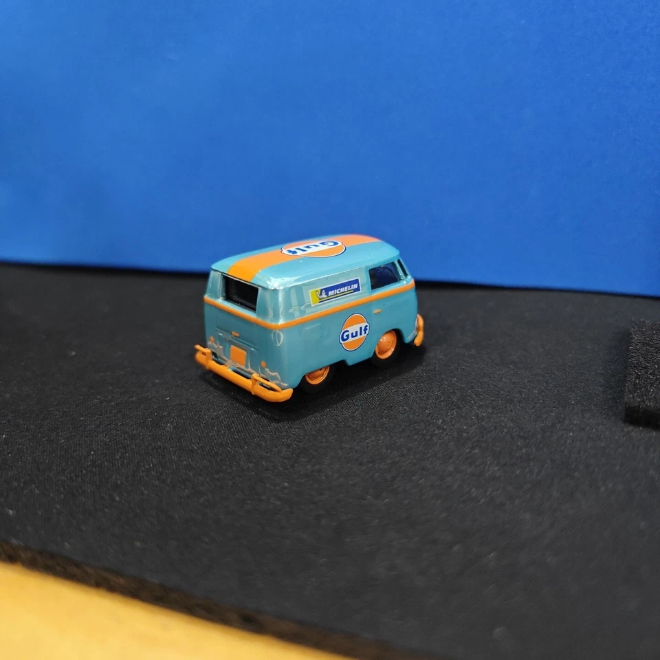 M2 Machines Kustom gulf michelin 1960 VW Delivery Van Bus chrome - Image 4 of 4