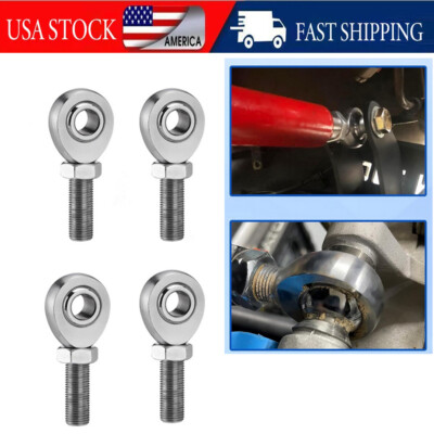 1/2  Heim Joints Rod End Left & Right Hand Thread Heim Joint 2 Link .5'' Chromoly