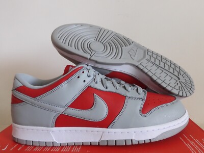 Nike Dunk Low Qs Varsity Red-Silver-White Sz 13 [FQ6965-600]