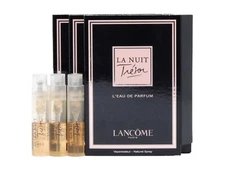LANCOME LA NUIT TRESOR L'EAU DE PARFUM 1.2ml .04oz x 3 PERFUME SPRAY SAMPLES