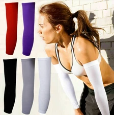 1/2/3Pairs Cooling Sun Sleeves UV Protection Arm Sleeves Arm Cover for Men Women