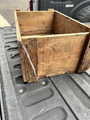vintage antique wooden advertising crate box Clark Bros Bolt Co
